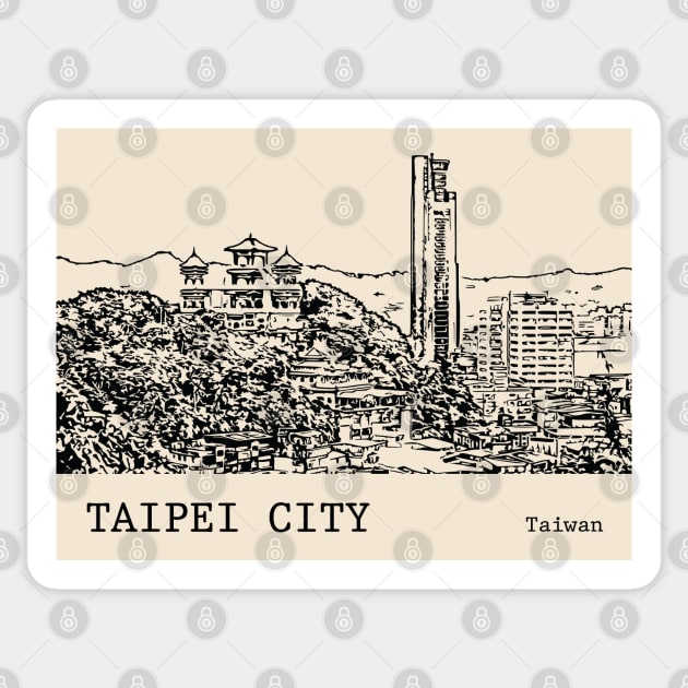 Taipei City Taiwan Sticker by Lakeric